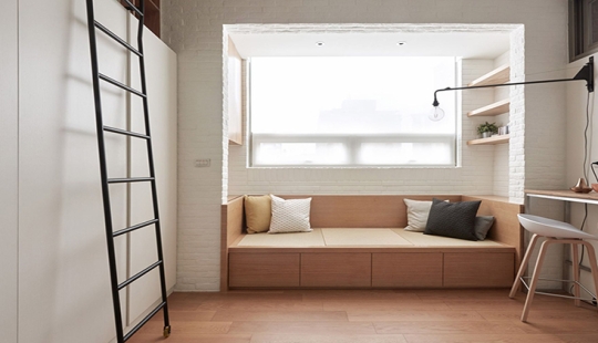 How to make the most out of a minimum of space: a fully functional apartment in Taiwan with an area of only 22 square meters
