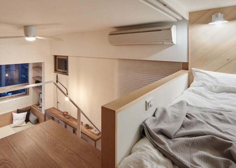 How to make the most out of a minimum of space: a fully functional apartment in Taiwan with an area of only 22 square meters How to make the most out of a minimum of space: a fully functional apartment in Taiwan with an area of only 22 square meters