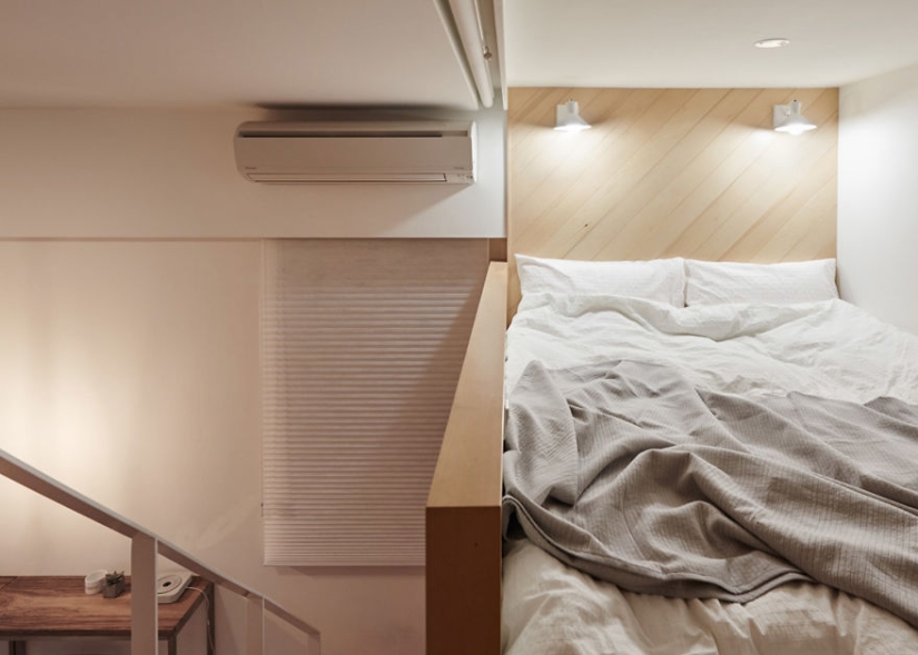 How to make the most out of a minimum of space: a fully functional apartment in Taiwan with an area of only 22 square meters How to make the most out of a minimum of space: a fully functional apartment in Taiwan with an area of only 22 square meters