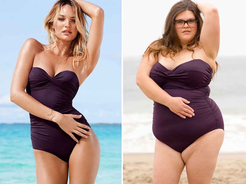 How Victoria's Secret Swimwear Looks on Ordinary Women
