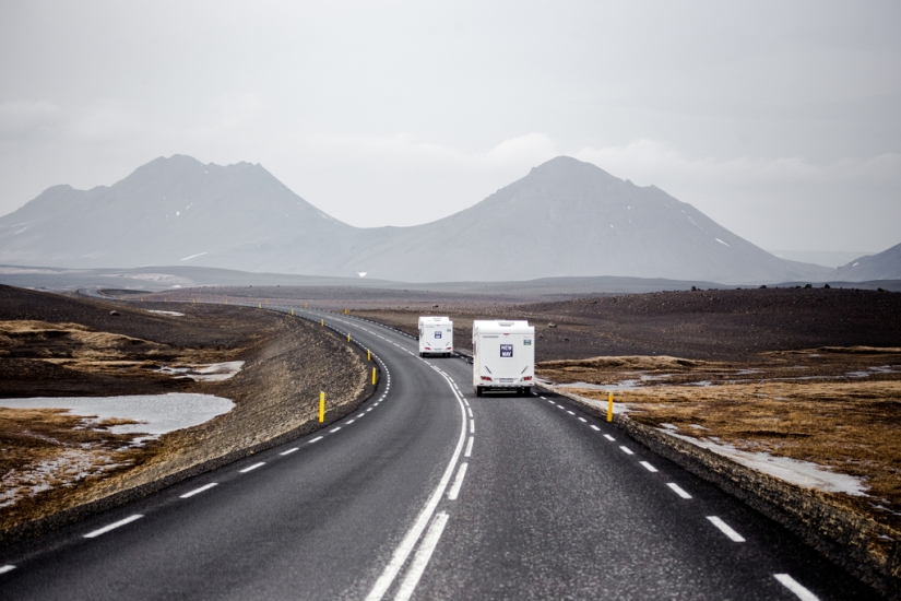 Iceland in the trailer: from the first person Iceland in the trailer: from the first person