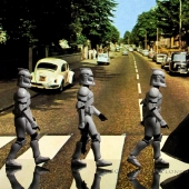 Iconic photos in the form of remakes with imperial stormtroopers