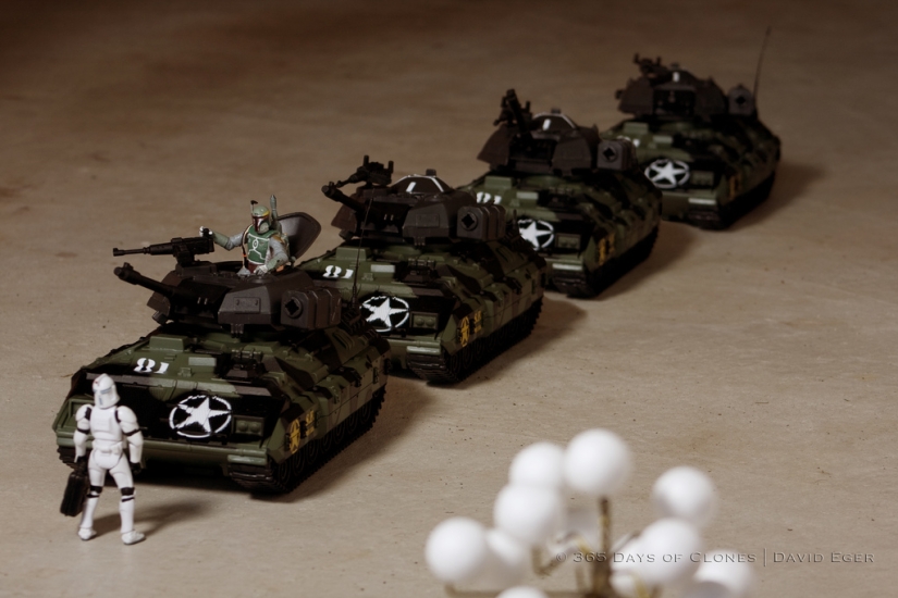 Iconic photos in the form of remakes with imperial stormtroopers