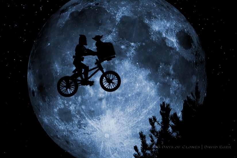 Iconic photos in the form of remakes with imperial stormtroopers