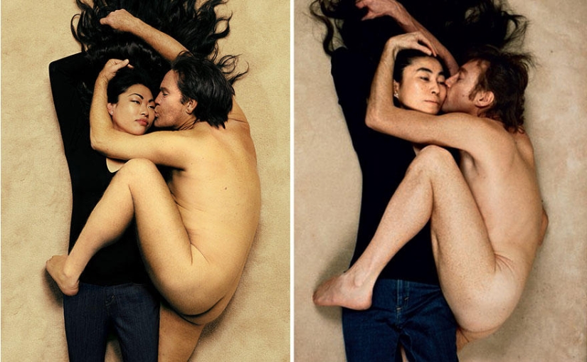 Iconic photos without photoshop performed by John Malkovich