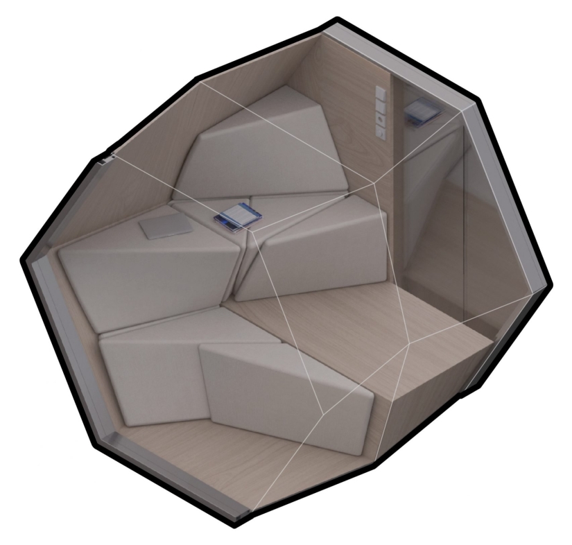 Idea: to settle the homeless of New York in stylish capsules on the walls of buildings