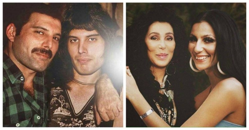 "If youth knew": celebrities in the company of young themselves