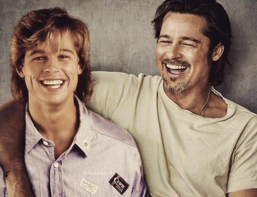 "If youth knew": celebrities in the company of young themselves