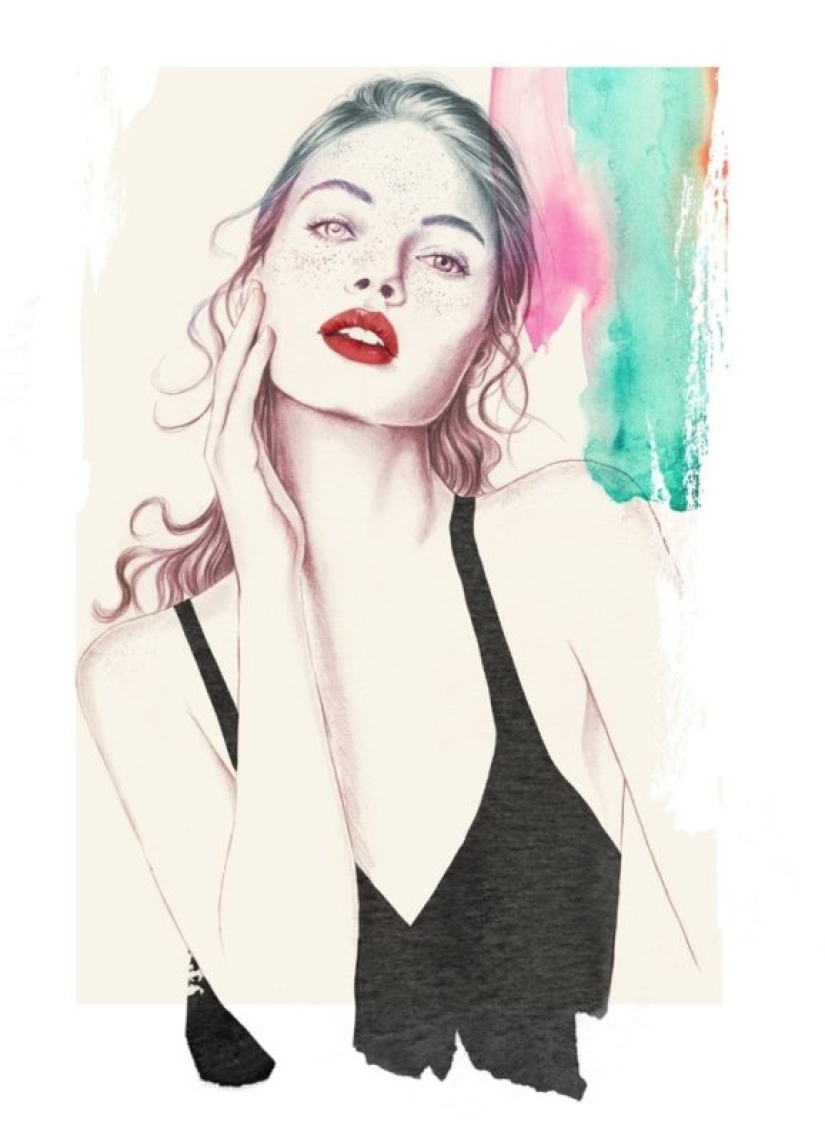 Ilustraciones creativas de Esra Roizi de Noruega que cambiarán por completo tu visión del mundo de la moda