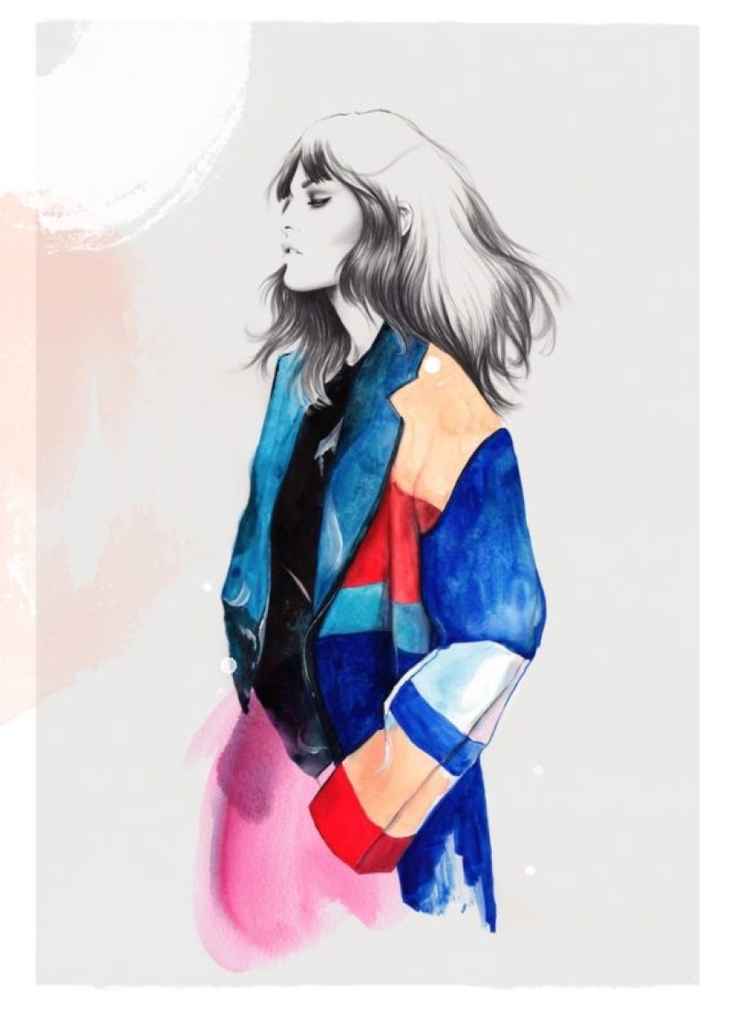 Ilustraciones creativas de Esra Roizi de Noruega que cambiarán por completo tu visión del mundo de la moda