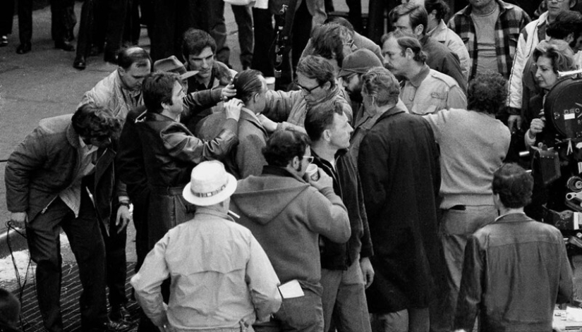 Imágenes raras de la filmación de películas soviéticas