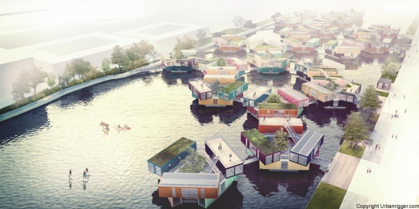 In Copenhagen, students are housed in floating shipping containers for $ 600 a month