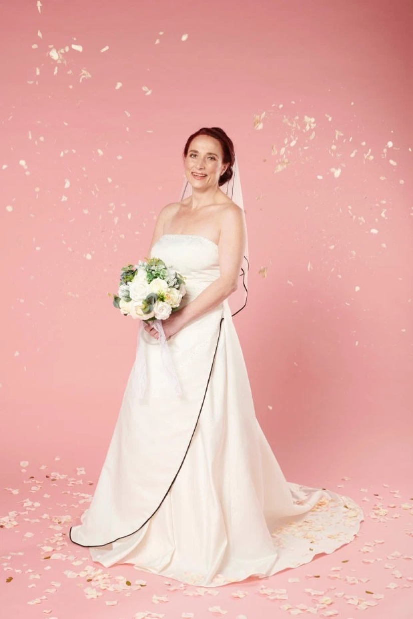 In full combat readiness: a British woman has been preparing for a wedding for three years, but she has not found a groom