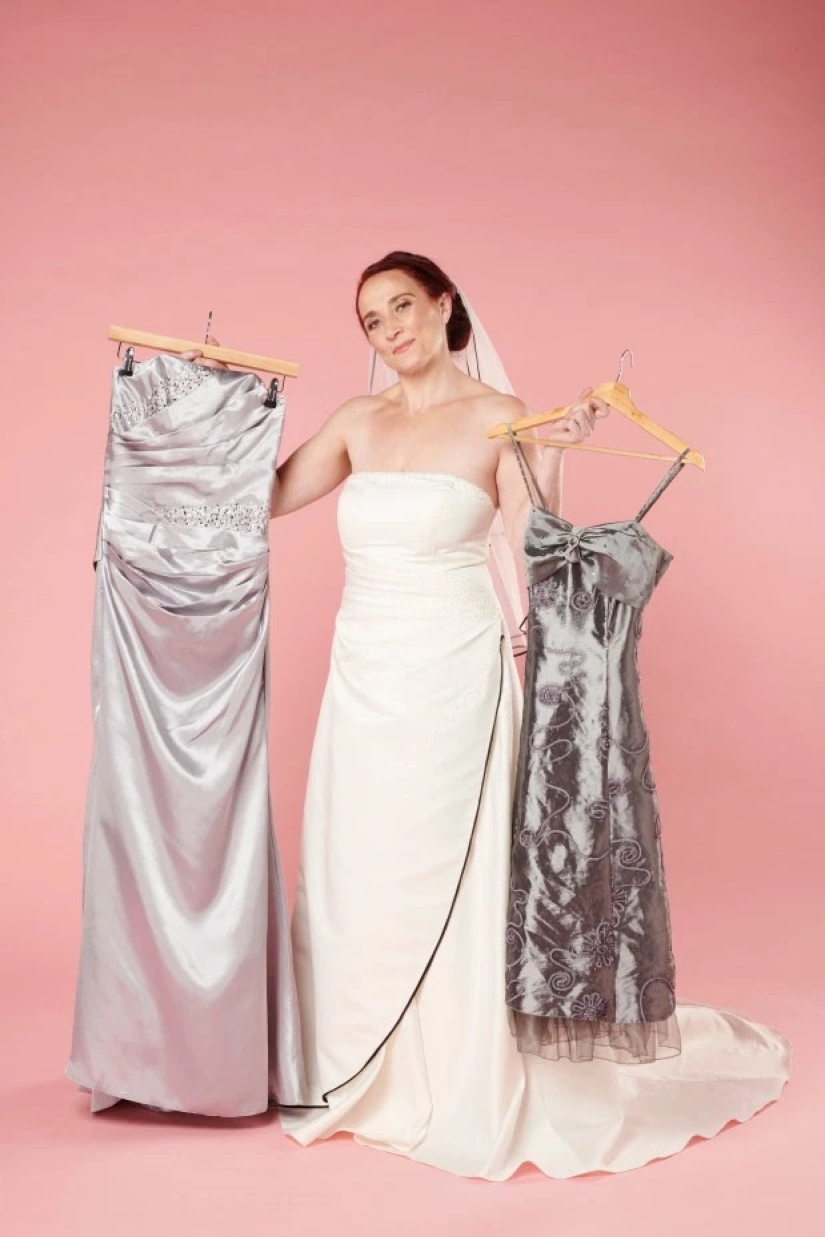 In full combat readiness: a British woman has been preparing for a wedding for three years, but she has not found a groom