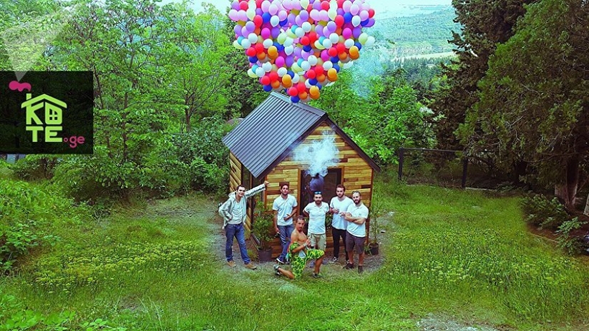 In Georgia, they will start selling tiny cottages of quick assembly for 115 thousand rubles