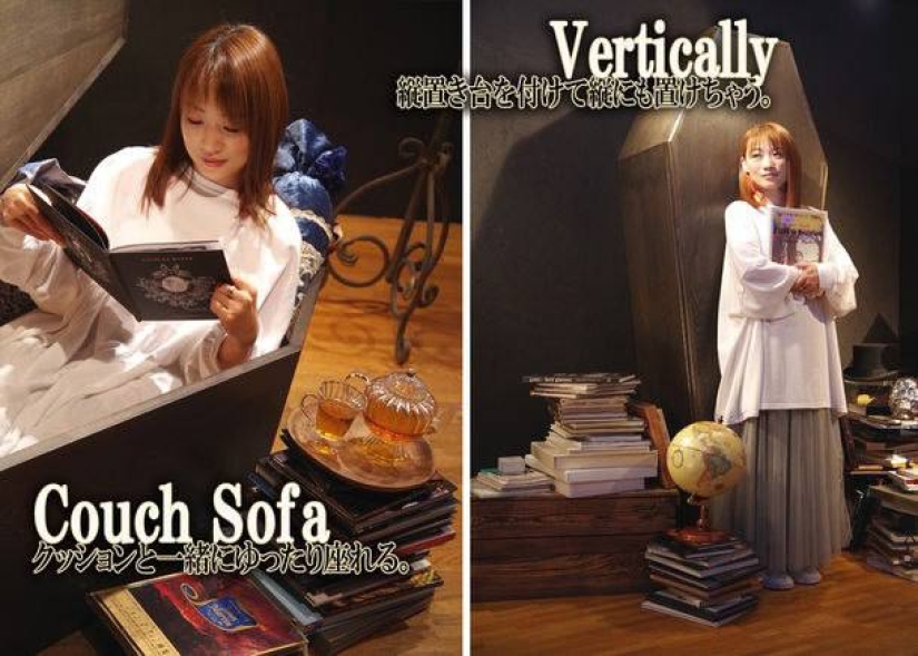 In Japan, they began selling "vampire" beds in the form of coffins