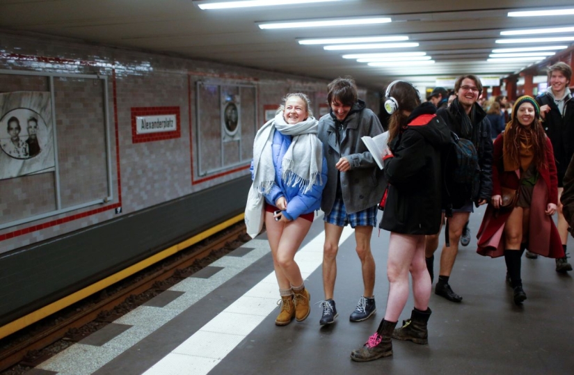 In the subway without pants — 2018: a global flash mob swept the world
