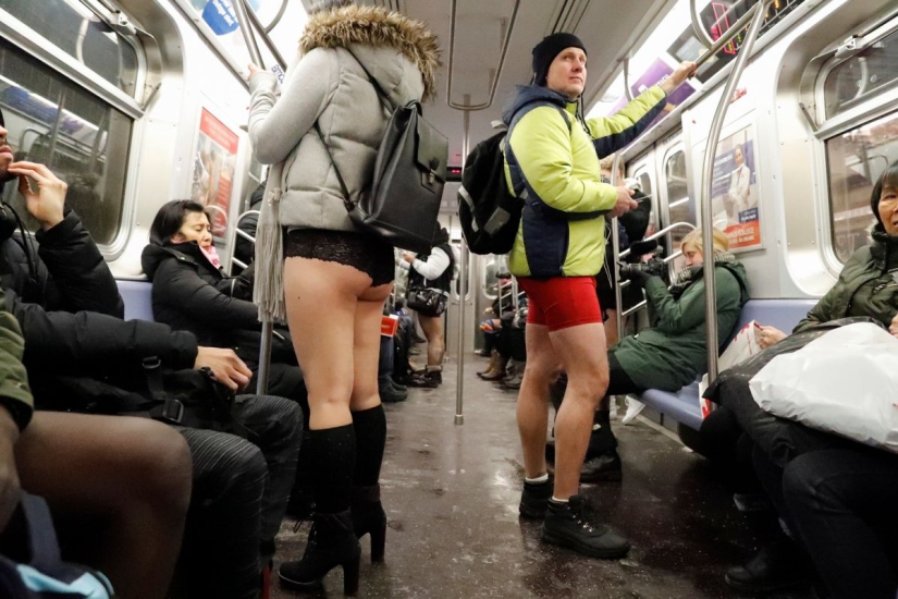 In the subway without pants — 2018: a global flash mob swept the world