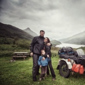 In the "Urals" around Europe: an impressive journey of a young family