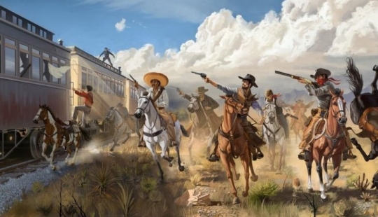 In the USA, the tradition of robbing mail trains has been revived In the USA, the tradition of robbing mail trains has been revived