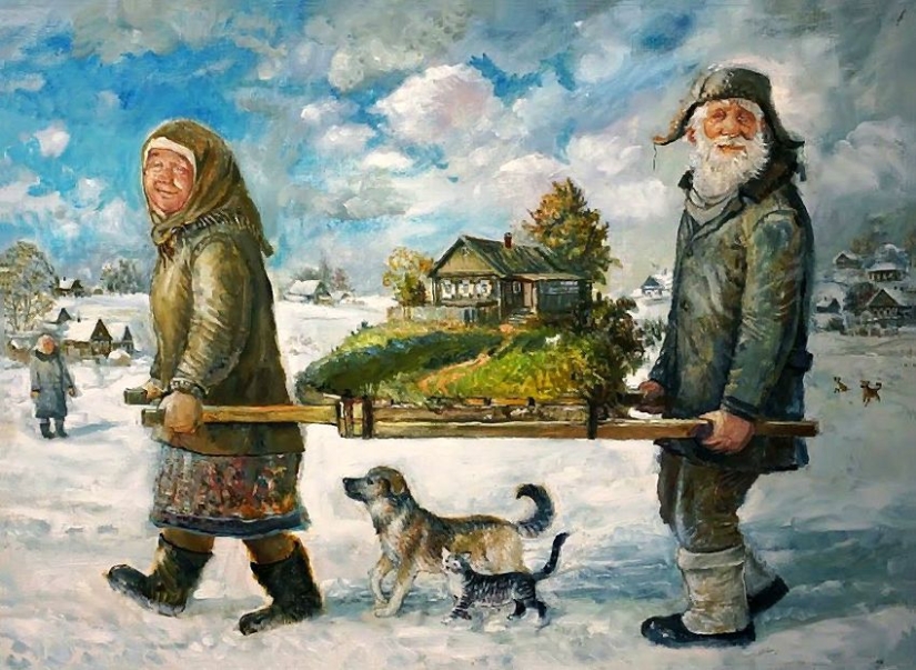 In winter, I especially want to fly… Ural artist Leonid Baranov
