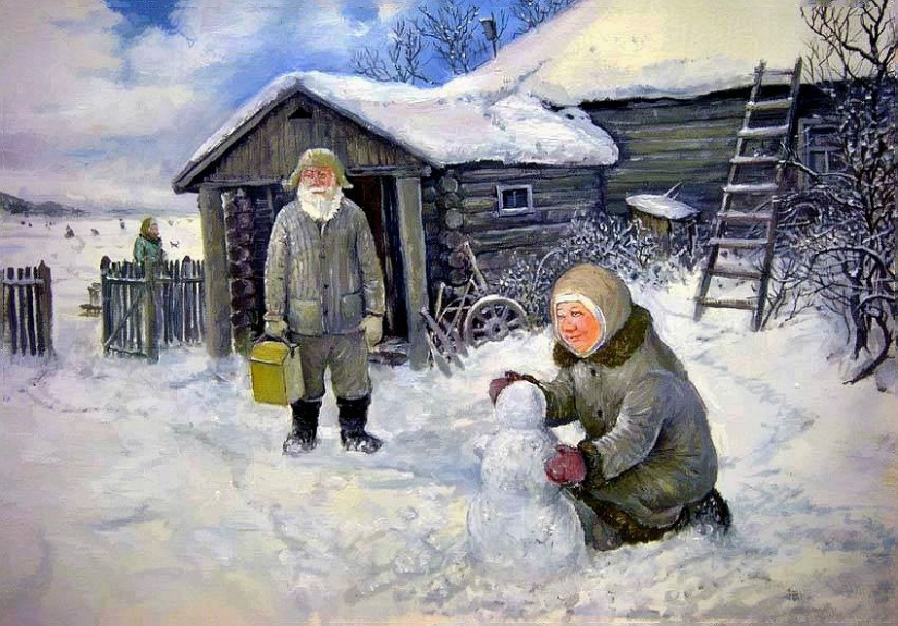 In winter, I especially want to fly… Ural artist Leonid Baranov