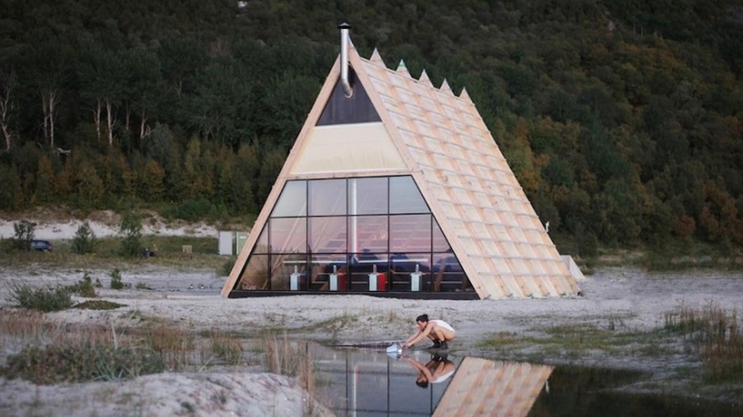 Increíble sauna al aire libre - la más grande del mundo Increíble sauna al aire libre - la más grande del mundo