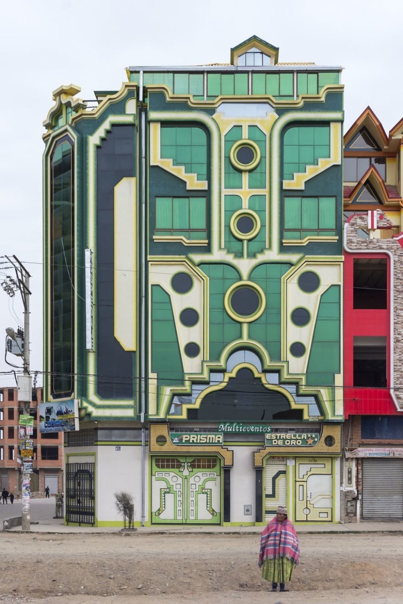 Increíbles casas construidas por indios ricos en Bolivia