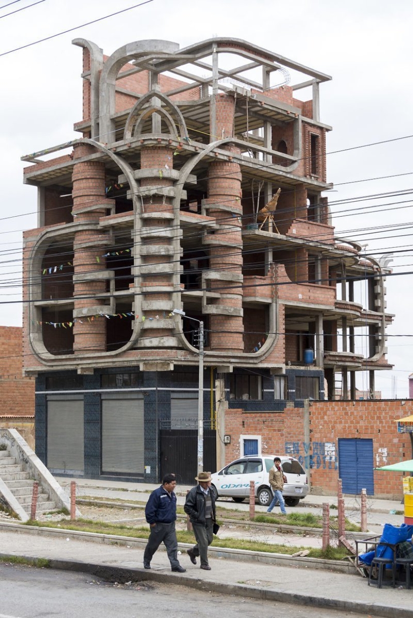 Increíbles casas construidas por indios ricos en Bolivia