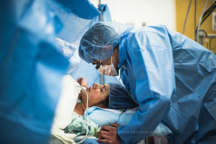 Incredibly emotional: photos of men who are present at childbirth