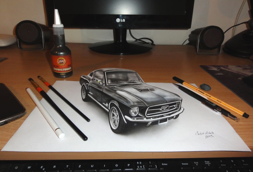 Incredibly realistic 3D drawings