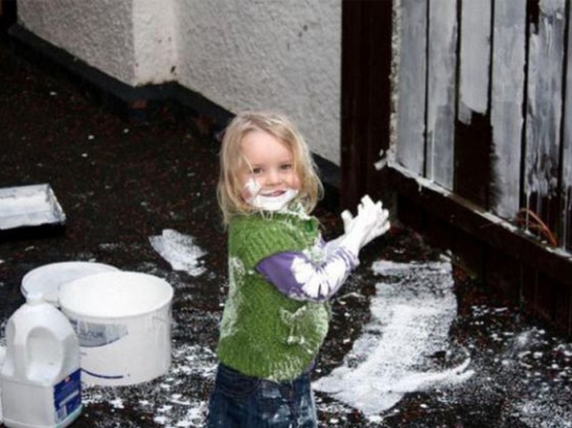 "Innocent" childish pranks. The funniest photo collection ever!