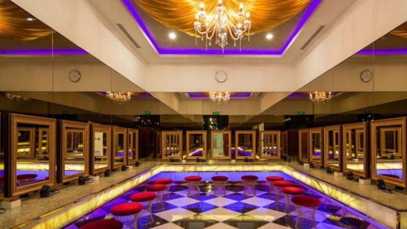 Inside a fitness center with a subscription cost of 24 thousand dollars a year