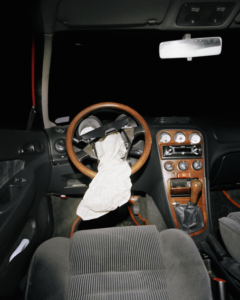 Inside cars that crashed in terrible accidents
