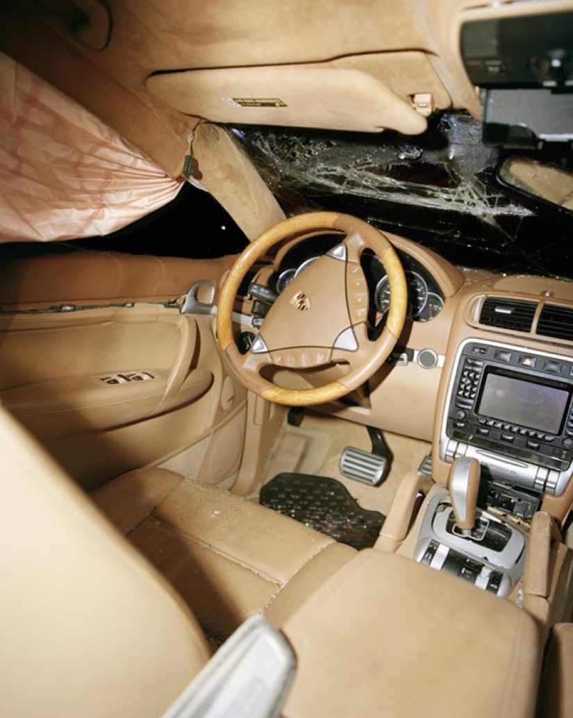 Inside cars that crashed in terrible accidents