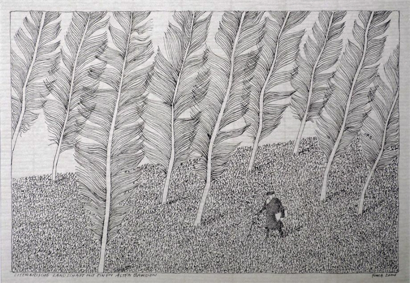 Inspirado por los Cuervos: el talentoso ilustrador Paul Flora Inspirado por los Cuervos: el talentoso ilustrador Paul Flora