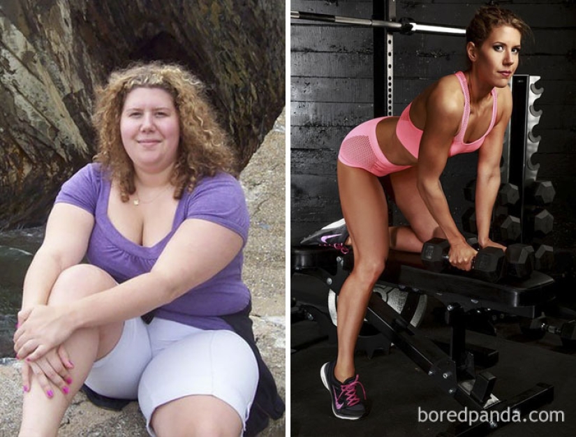 Inspiring examples of what miracles the desire to lose weight and hard work can do