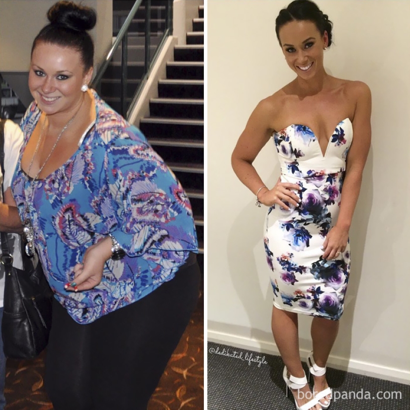 Inspiring examples of what miracles the desire to lose weight and hard work can do