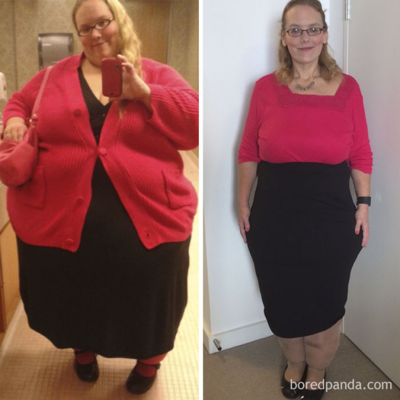Inspiring examples of what miracles the desire to lose weight and hard work can do
