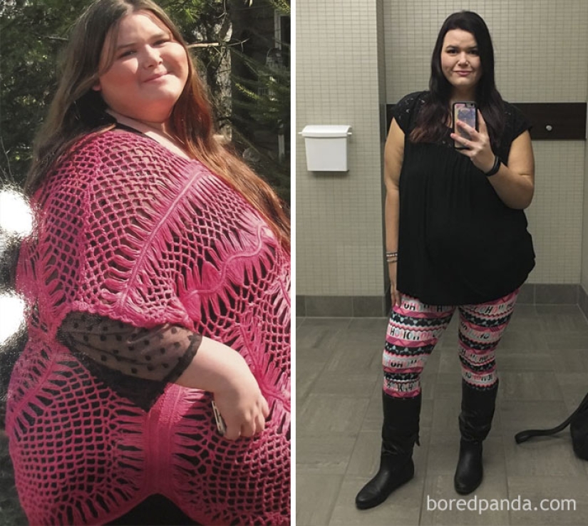 Inspiring examples of what miracles the desire to lose weight and hard work can do