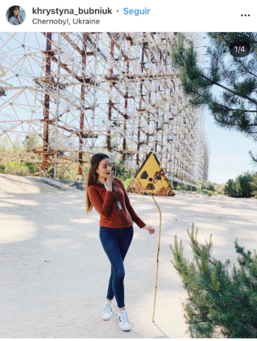 Instagram models take candid photos in the Chernobyl zone and many are outraged by this