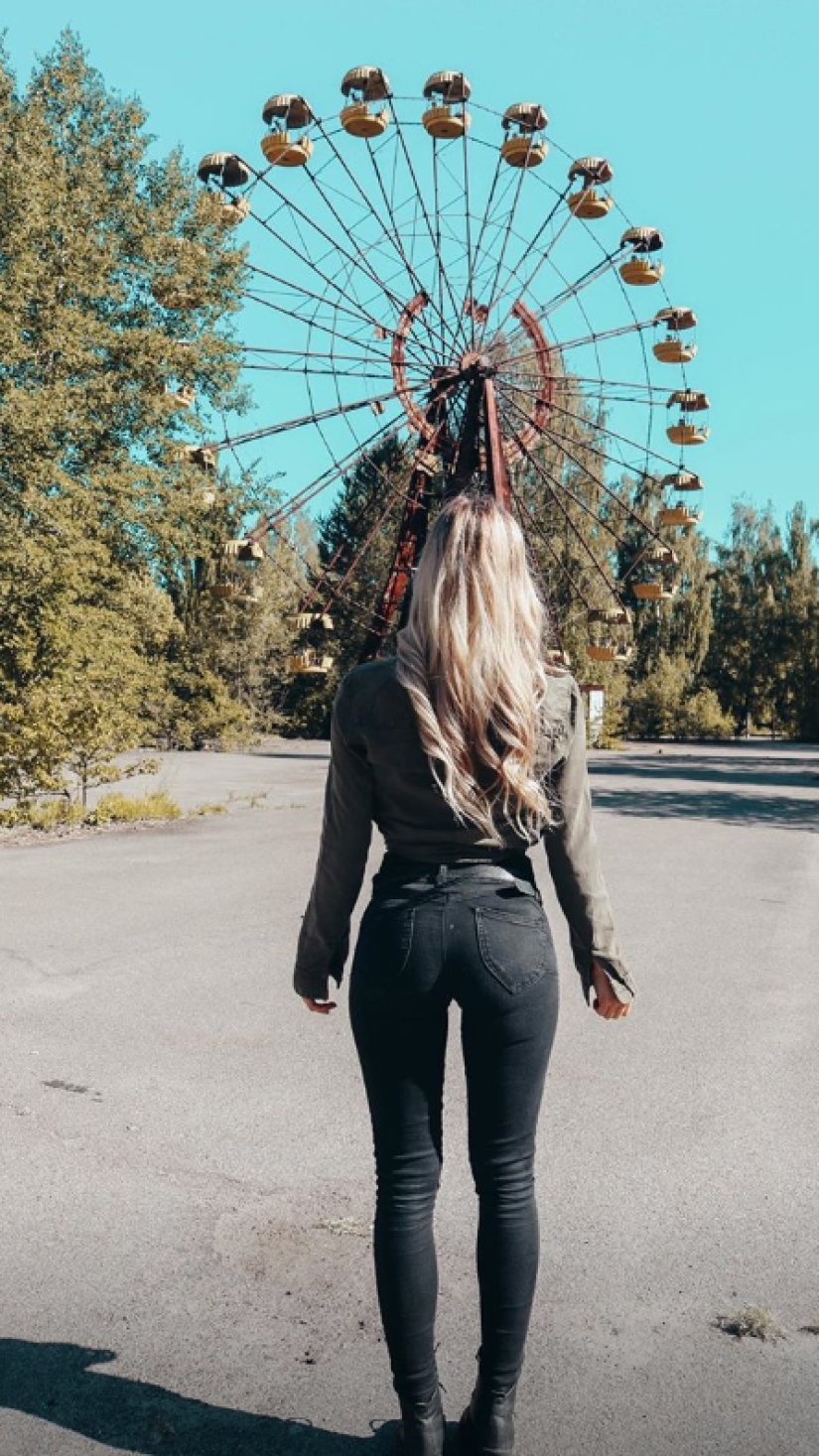 Instagram models take candid photos in the Chernobyl zone and many are outraged by this