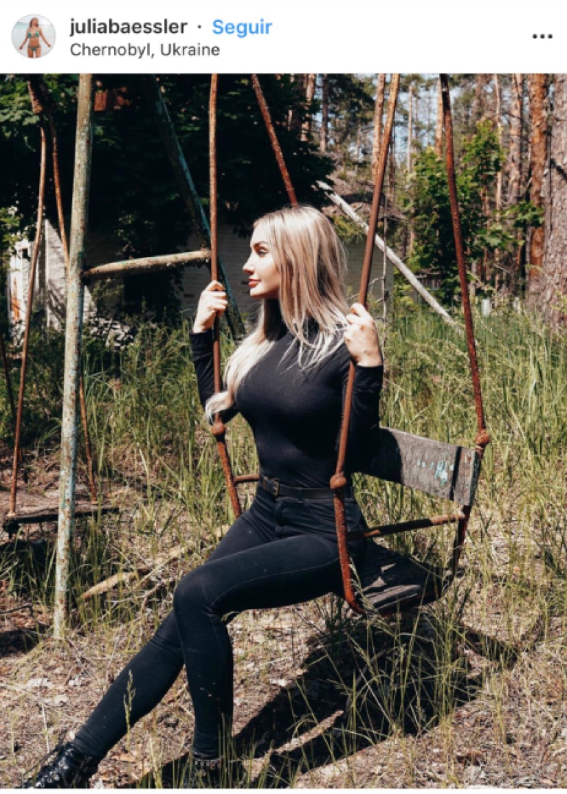 Instagram models take candid photos in the Chernobyl zone and many are outraged by this