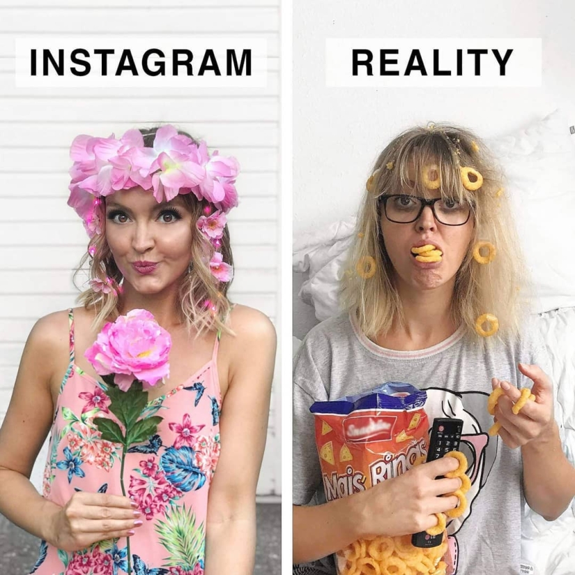 Instagram Vs Reality: funny German ridicules the perfect photo from social networks Instagram Vs Reality: funny German ridicules the perfect photo from social networks