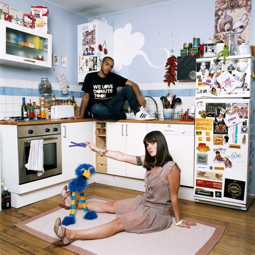 Interiores parisinos y sus habitantes