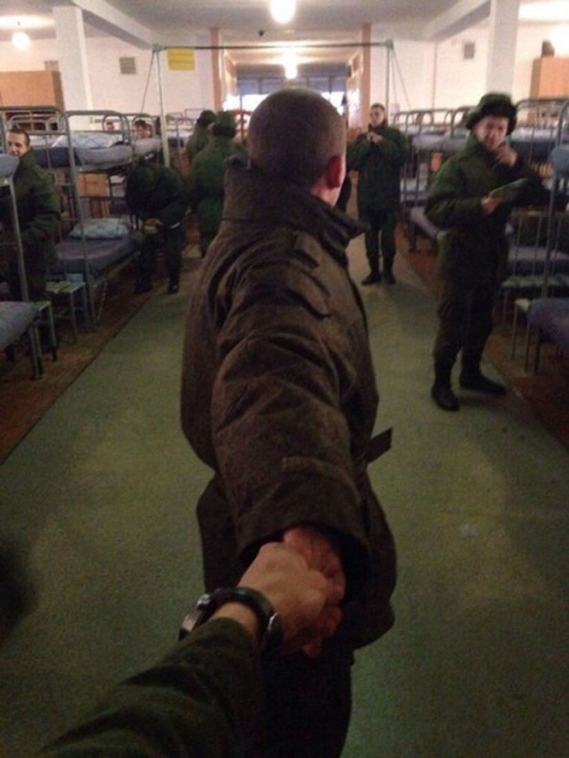 Interpretations of the "Follow Me" photo project, from which you can fall under the table Interpretations of the "Follow Me" photo project, from which you can fall under the table