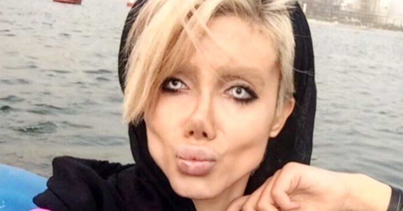 Iranian Angelina Jolie was jailed on charges of blasphemy Iranian Angelina Jolie was jailed on charges of blasphemy