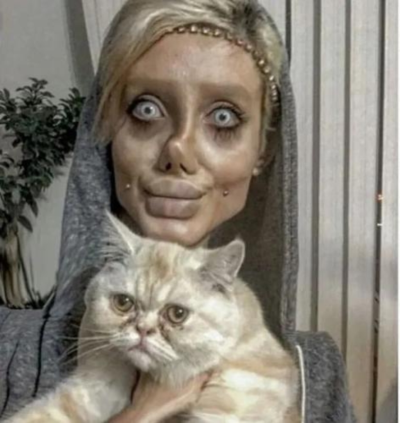 Iranian Angelina Jolie was jailed on charges of blasphemy Iranian Angelina Jolie was jailed on charges of blasphemy