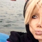 Iranian Angelina Jolie was jailed on charges of blasphemy