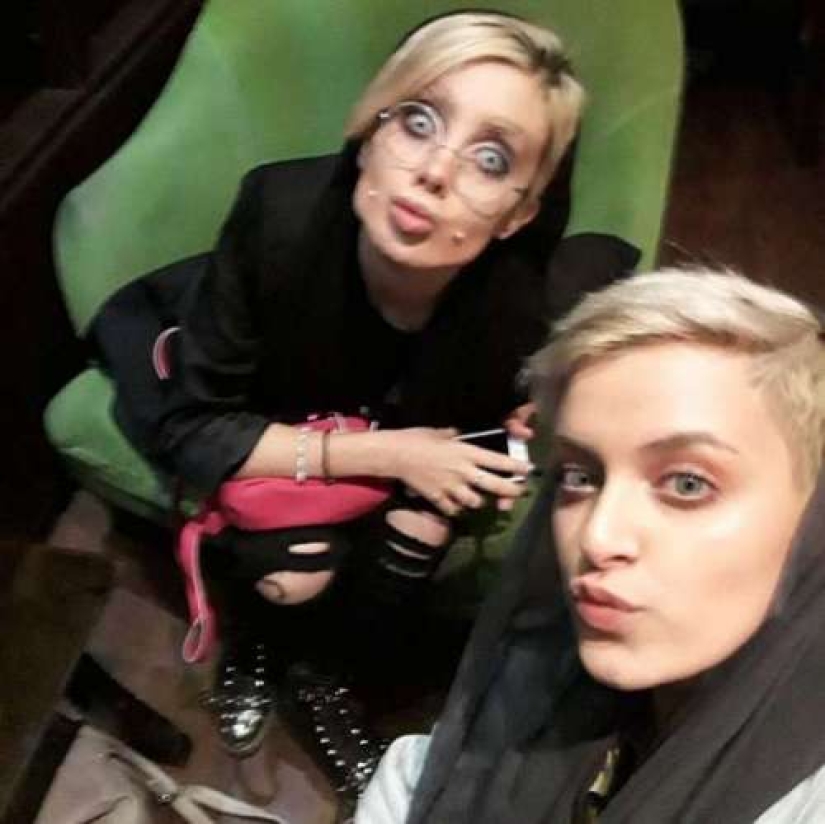 Iranian Angelina Jolie was jailed on charges of blasphemy Iranian Angelina Jolie was jailed on charges of blasphemy